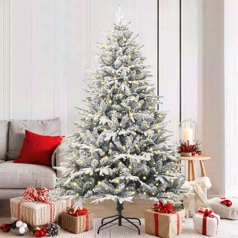 Maison Exclusive - Albero di Natale artificiale preilluminato verde 180 cm