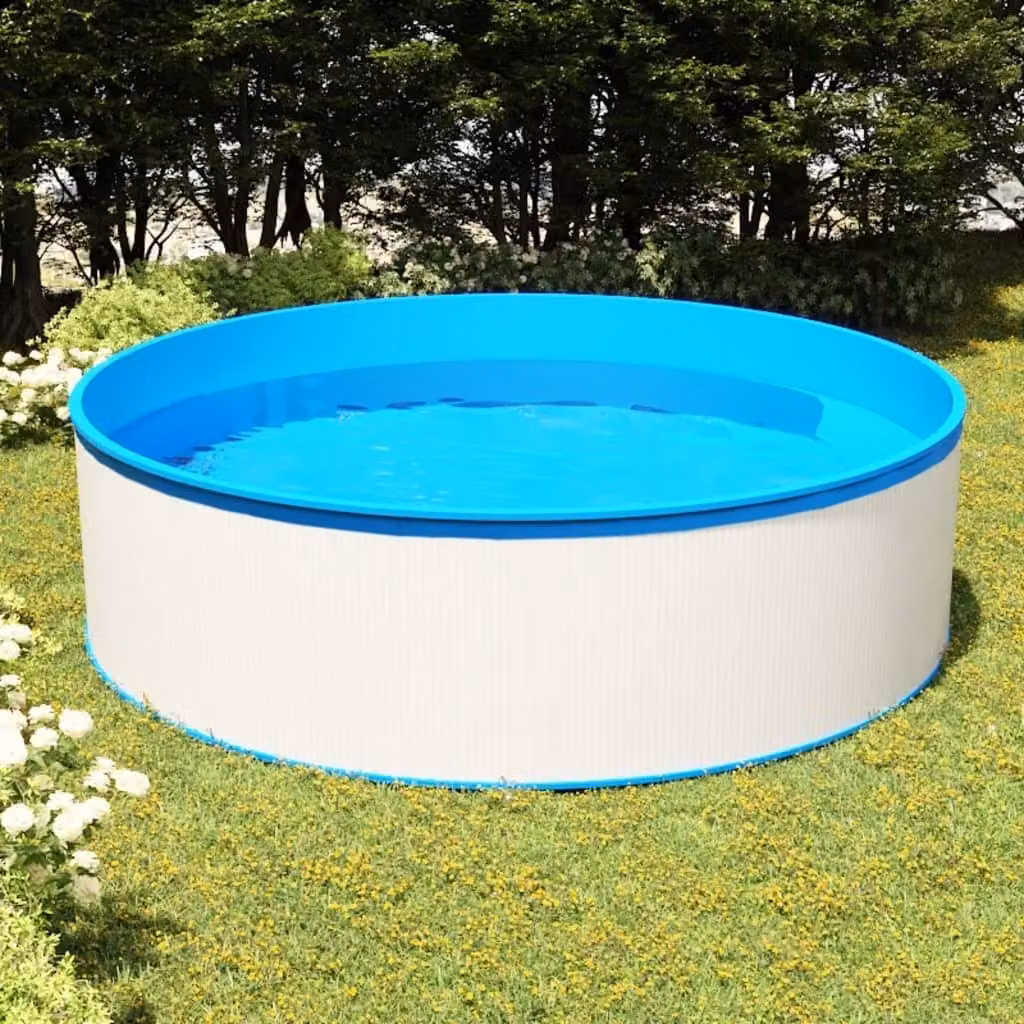 The Living Store Piscina per bambini 350x90 cm bianco