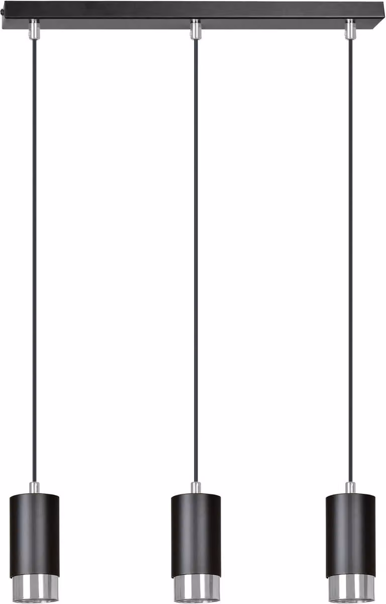 Lampadario Emibig 3xGU10 30W FUMIKO 3 BL/CHROME 816/3
