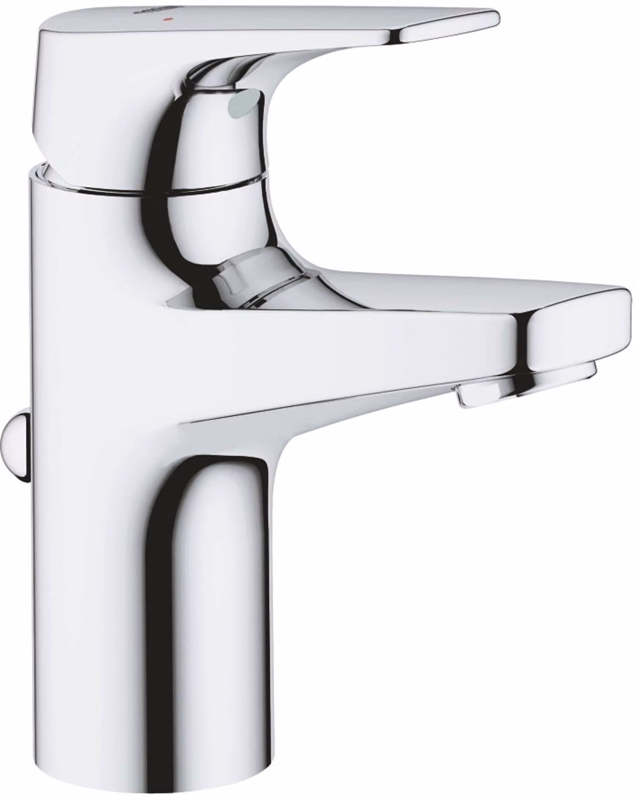 Miscelatore monocomando per lavabo, serie S, cromato, foro singolo