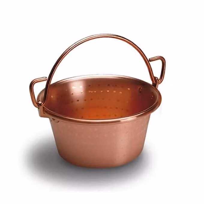 Paiolo in rame LAR con manico ad arco in acciaio, diametro 34 cm – 2