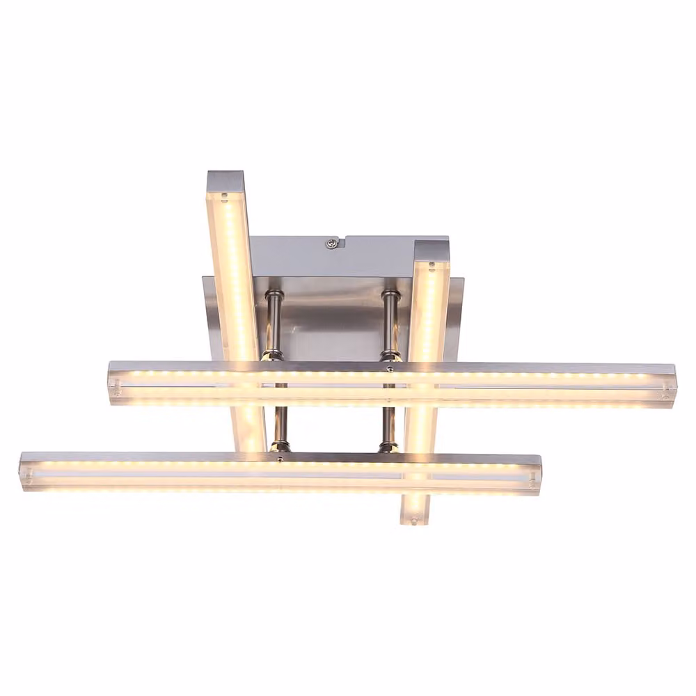 Lampada a sospensione Globo, modello Dl, finitura nichel opaco, 1 LED, codice prodotto 68056D5