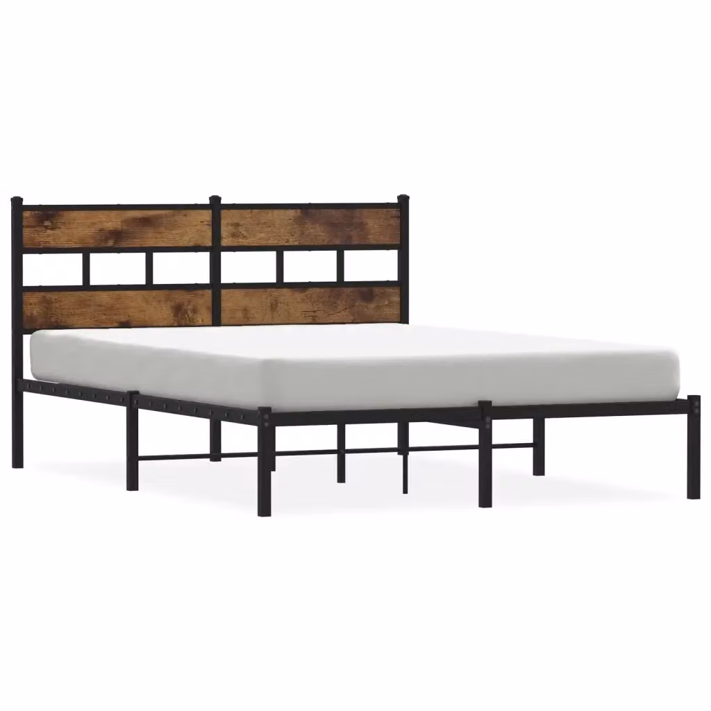 Struttura Letto Design Mania in Metallo e Rovere Fumo L: 160 cm, P: 200 cm – 2