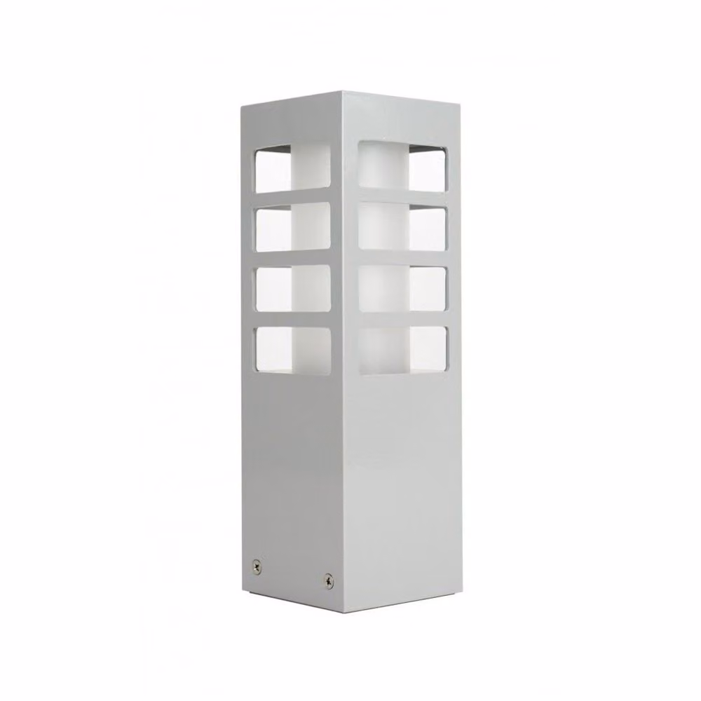 Paletto da giardino 25 cm 1xE27 argento IP54 SU-MA RADO RADO III 3 AL