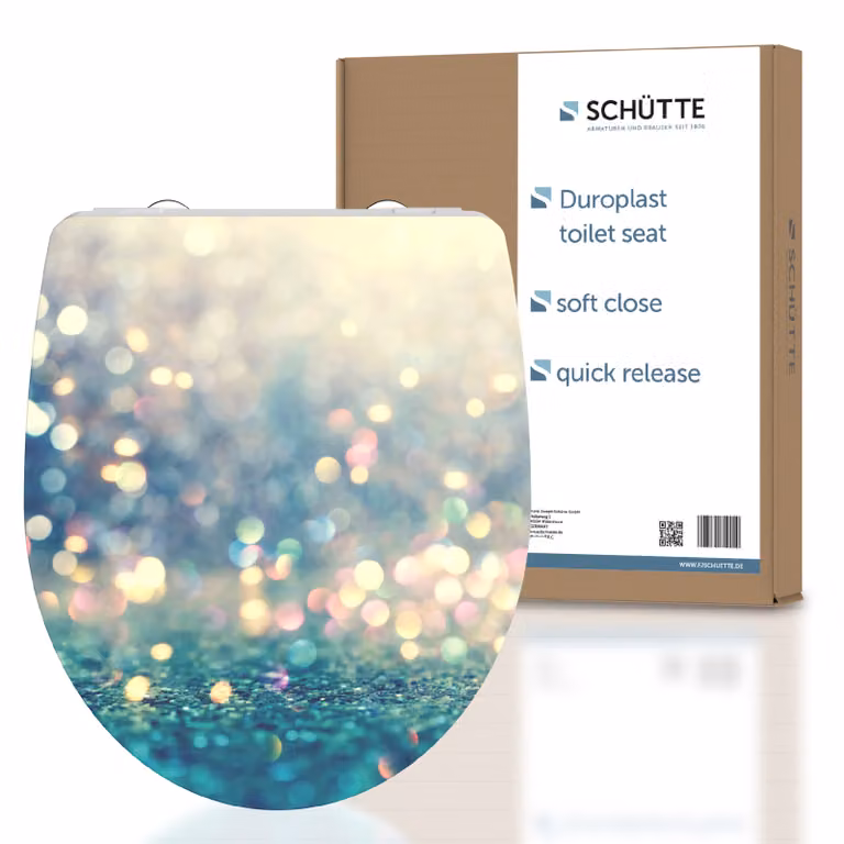 SCHÜTTE Duroplast HG Sedile WC MAGIC LIGHT, sedile WC con chiusura ammortizzata e meccanismo di aggancio rapido