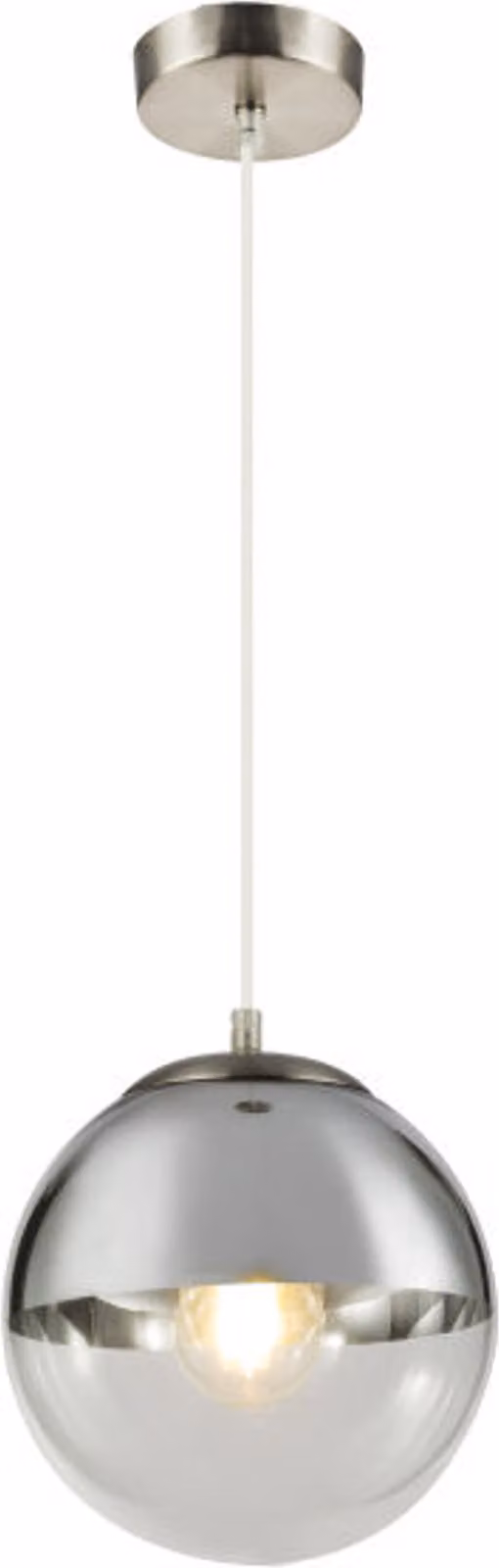 Globo Lighting lampada a sospensione in metallo, vetro, ø: 200mm, H: 1200mm, escl. 1x E27 40W 230V