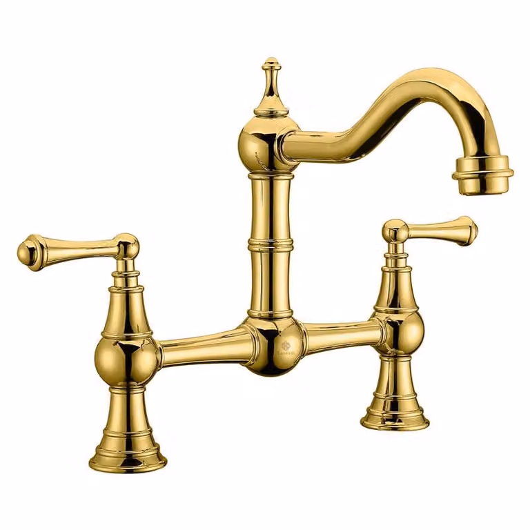 Rubinetto da cucina, lavabo, retrò, oro, CHESTER