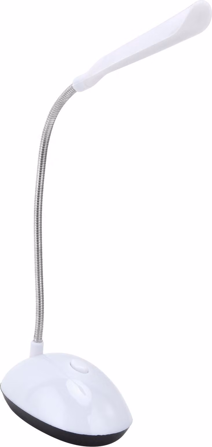 Lampada da lettura a LED per bambini, protezione degli occhi flessibile a 360°, lampada regolabile per la testiera della camera da letto, bianca
