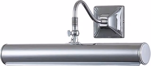 Applique Classica Picture Light Elstead Lighting in Acciaio Cromo Lucido con 2 Luci E14 – 1