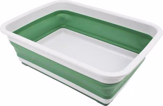 Famanu Klappbox, contenitore pieghevole, senza BPA - Verde