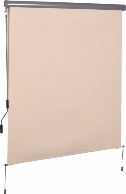 Tenda da esterno arrotolabile Minimal in alluminio e poliestere beige L: 2.5 m, H: 1.6 m