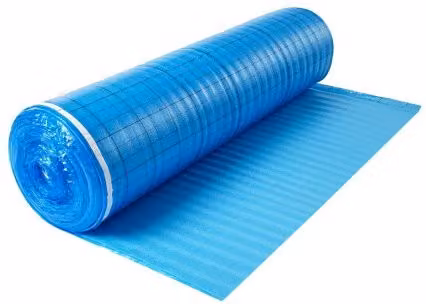 VEVOR Sottopavimento in Schiuma EPE Blu da 18,6 m², Imbottitura con Barriera al Vapore e Nastro Adesivo per Isolamento Acustico e Riduzione Rumore, Ideale per Laminato e Legno
