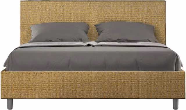 Letto Matrimoniale Adele Labirinto 06 Giallo GIORDANOSHOP L/P/H: 160 x 190 x 106 cm