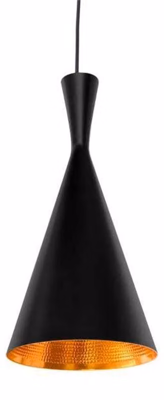 Lampada a sospensione vintage, stile industriale, attacco E27, metallo nero, per interni