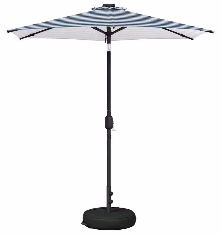 Parasol da Giardino con Luci LED 230 x 230 cm Poliestere