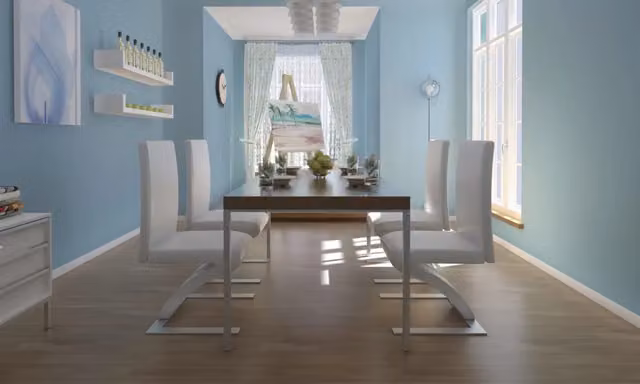 Sedie da Pranzo 4 pz Bianche in Similpelle 160565