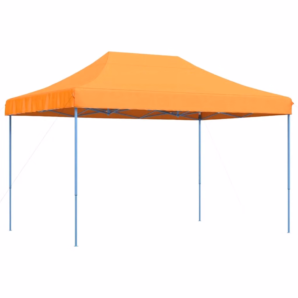 Tenda da festa arancione in tessuto Oxford e acciaio L/P/H: 279 x 410 x 315 cm – 2