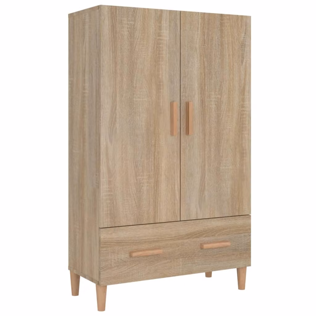 Credenza Rovere Sonoma 70x31x115 cm in Legno Multistrato