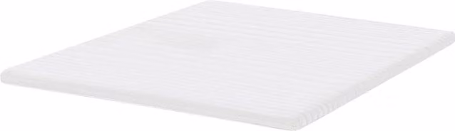 Coprimaterasso in schiuma Beliani IT colore bianco L: 160 cm, P: 200 cm, certificato Oeko-Tex Standard 100