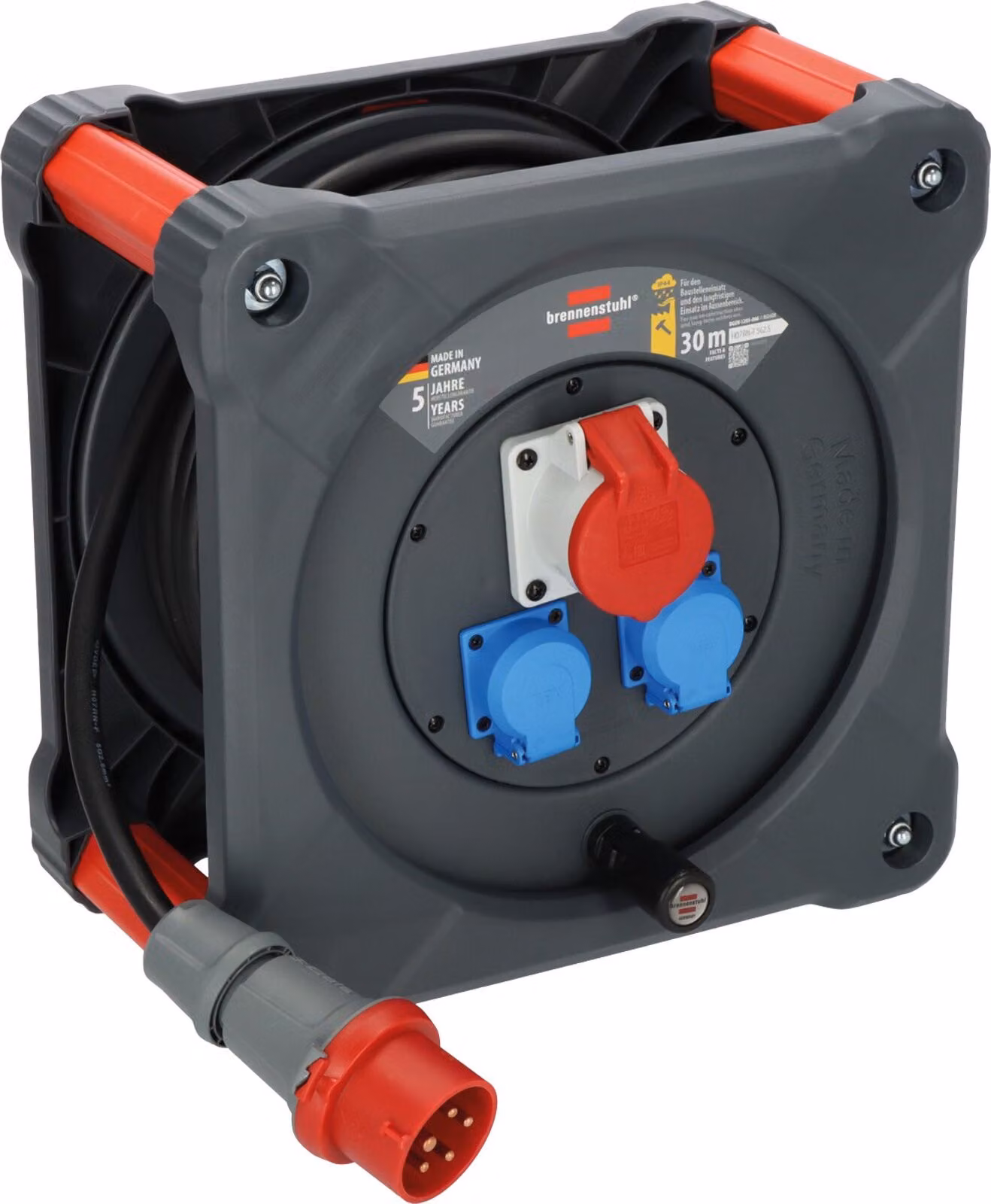 Avvolgicavo professionale Brennenstuhl Cube KD 3200 C1 30 m - 9222300110