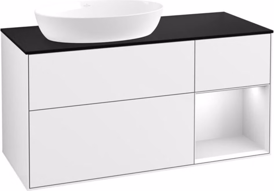 Mobile V&B Finion 120cm, Pl b m, Rg wh. m Lac, glo wh. Lac