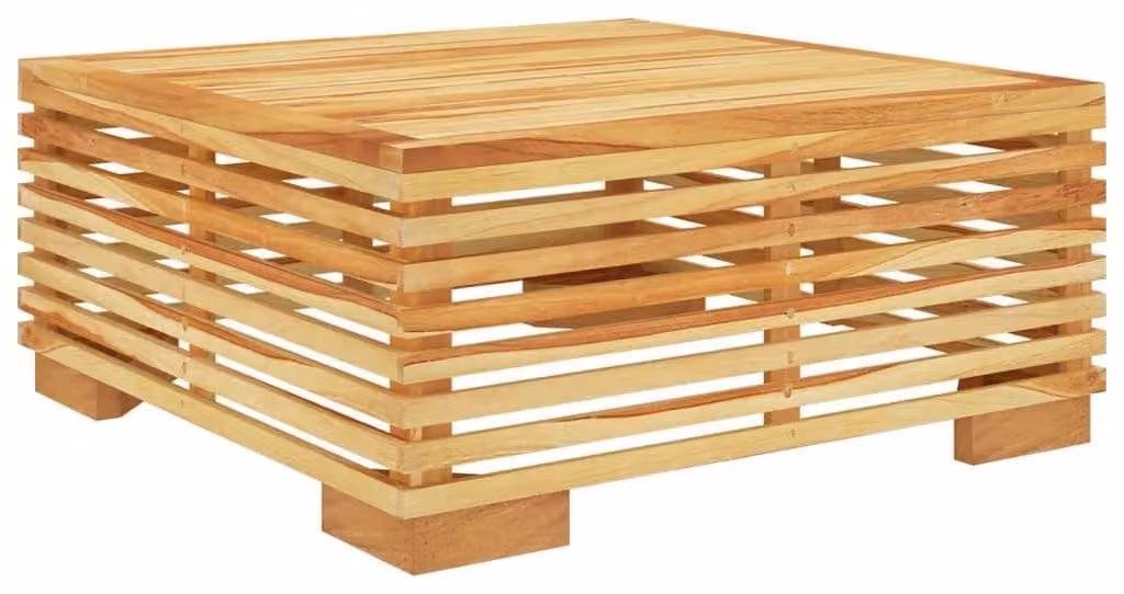 Tavolo da salotto da giardino in legno di teak massello