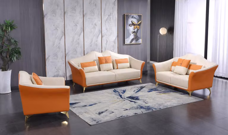 Chesterfield Sofagarnitur Polster sitz Garnituren 2tlg. Set 3+2 Sitzer Couch