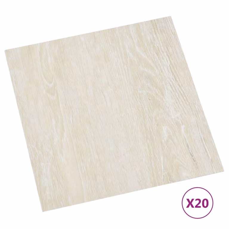 vidaXL Piastrelle in PVC autoadesive 20 pezzi 1,86 m² Crema