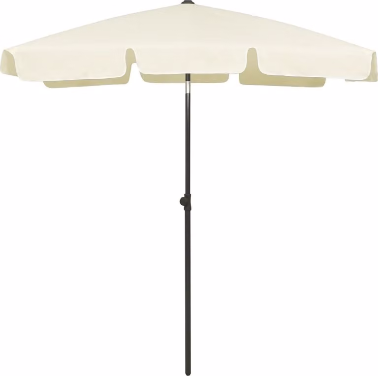 The Living Store Ombrellone sabbia giallo 180x120 cm