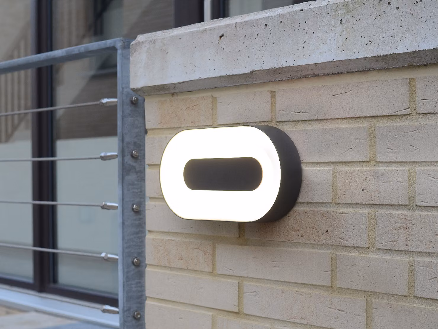 Luce LED per esterni UBLO ovale - 3491-L-SI