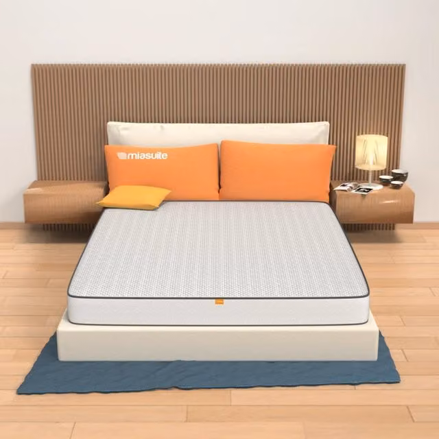 Materasso Matrimoniale MIASUITE Smart H18 in Waterfoam Bianco L: 170 cm, P: 190 cm, H: 18 cm