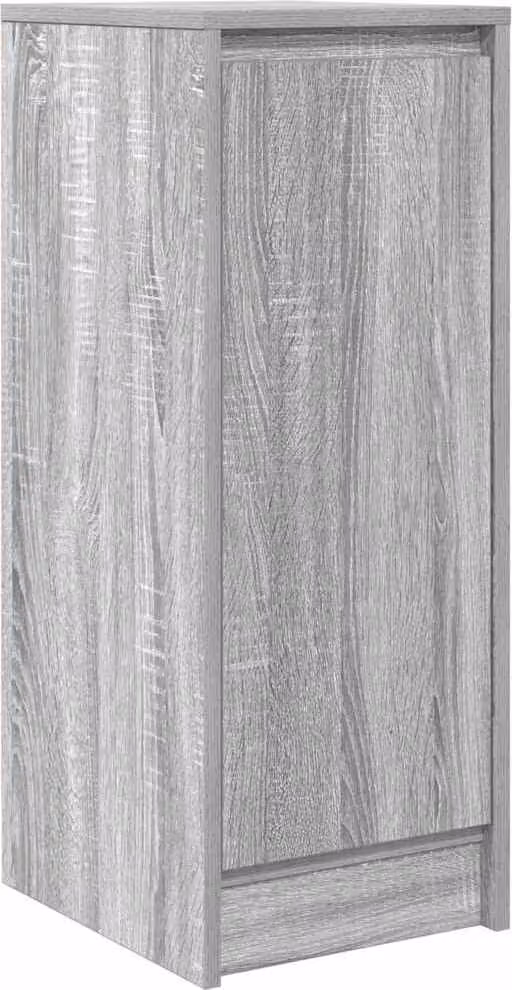 Credenza Grigio Sonoma 29,5x34x76 cm in Legno Multistrato
