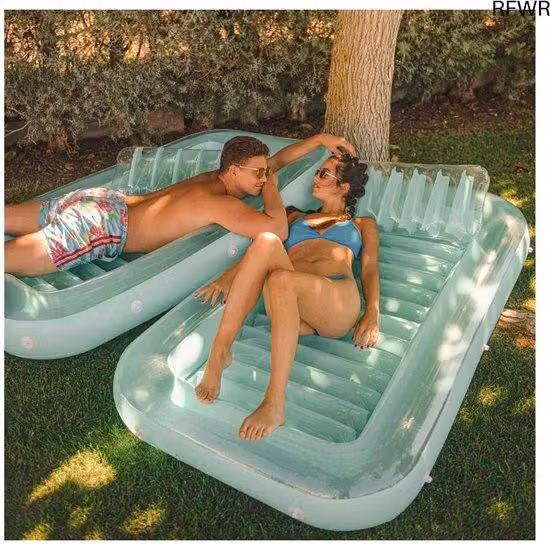 Materassini gonfiabili per piscina - Uso esterno - Lettino gonfiabile - Ideali per l'estate