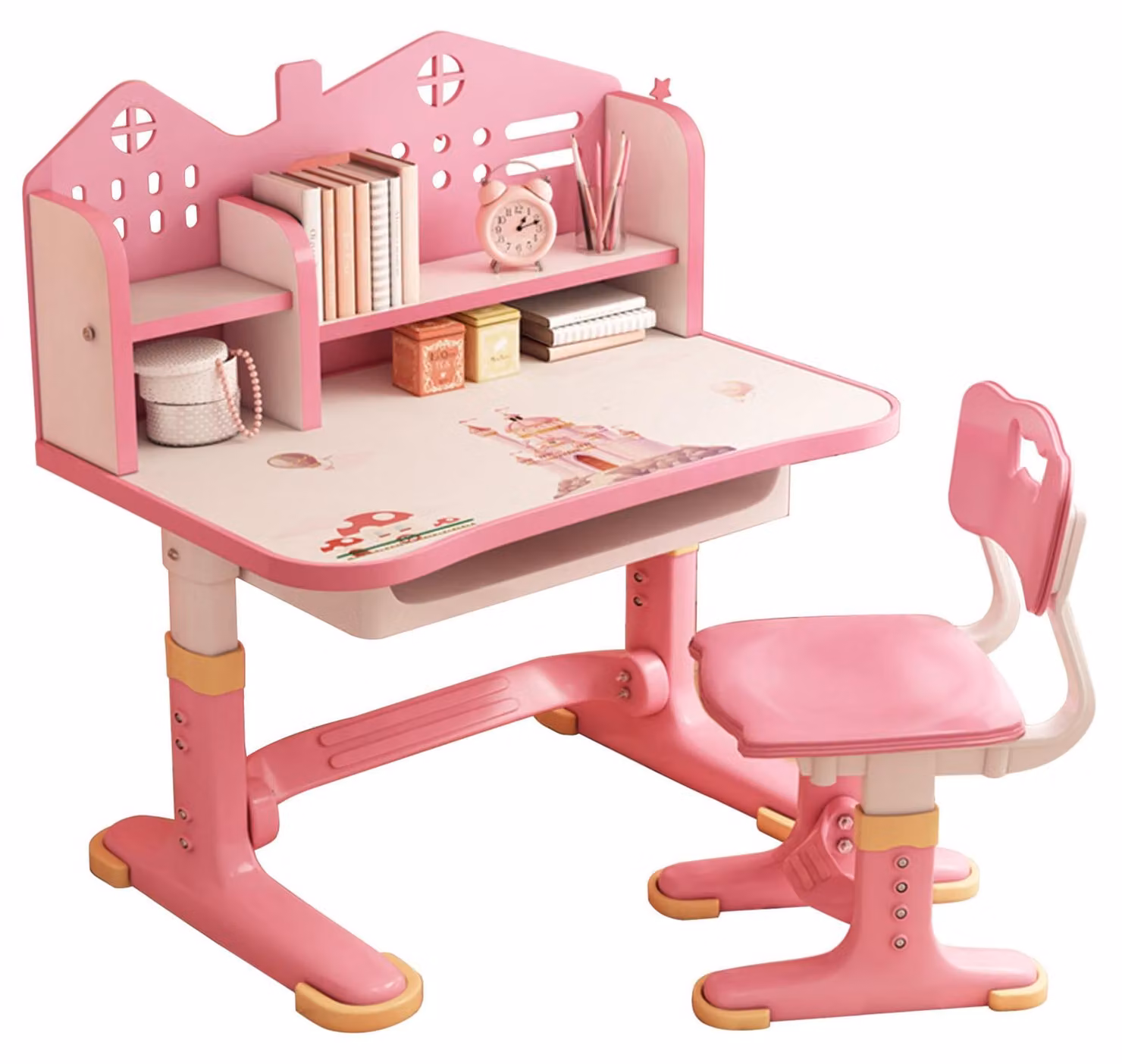 Set di sedie da ufficio regolabili in altezza - Struttura in metallo - Comfort ergonomico - Adatte per uso domestico