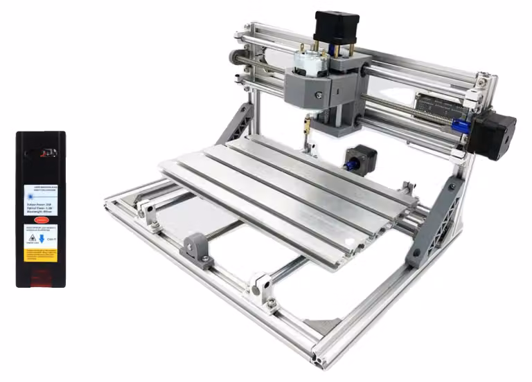 Fresatrice CNC, design compatto, compatibilità con una vasta gamma di materiali, con laser FÜGE 20w