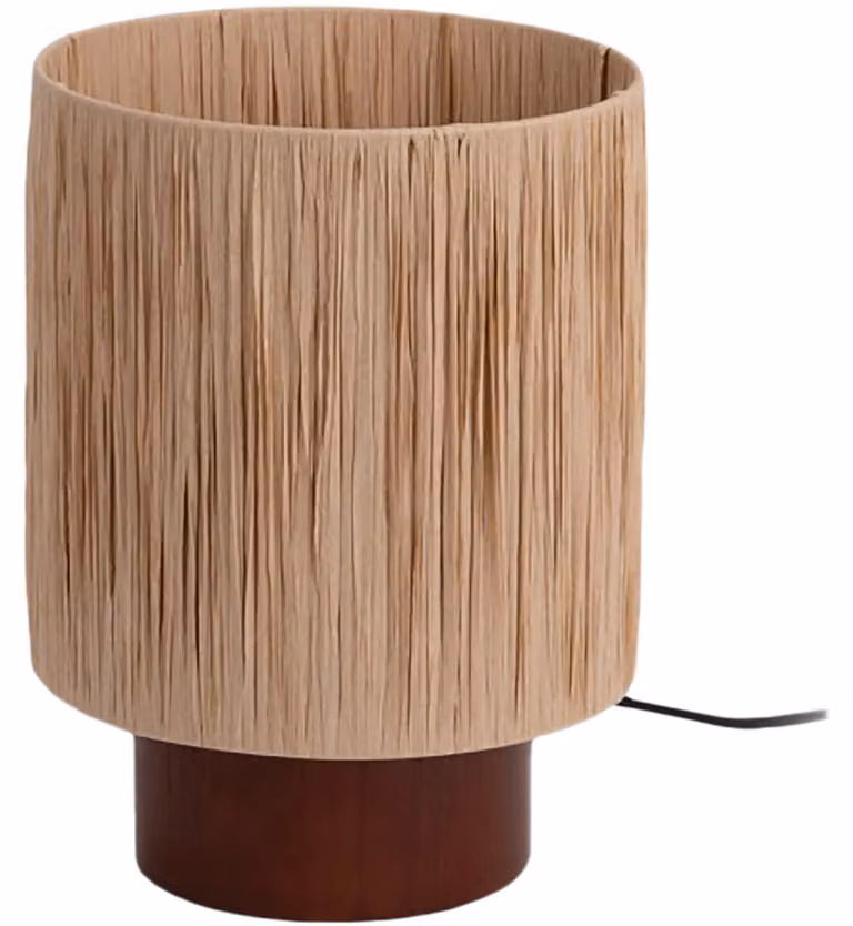 Lampada da tavolo "Ronda", finitura naturale.