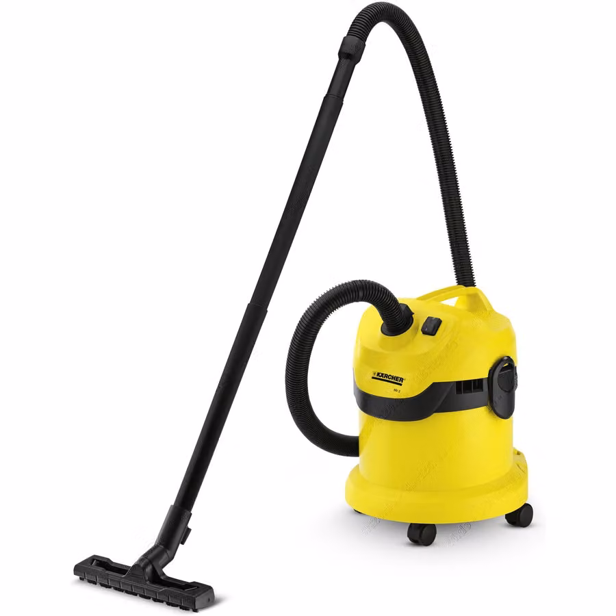 Karcher WD 2 Aspirapolvere Solidi Liquidi 12 L 900 W Nero Giallo