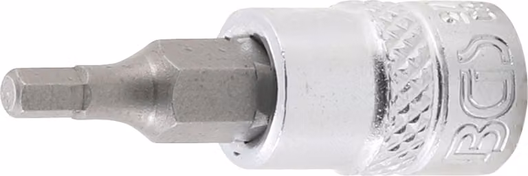 BGS bit azionamento quadro 6,3 mm (1/4") esagono incassato 1/8" - 2741