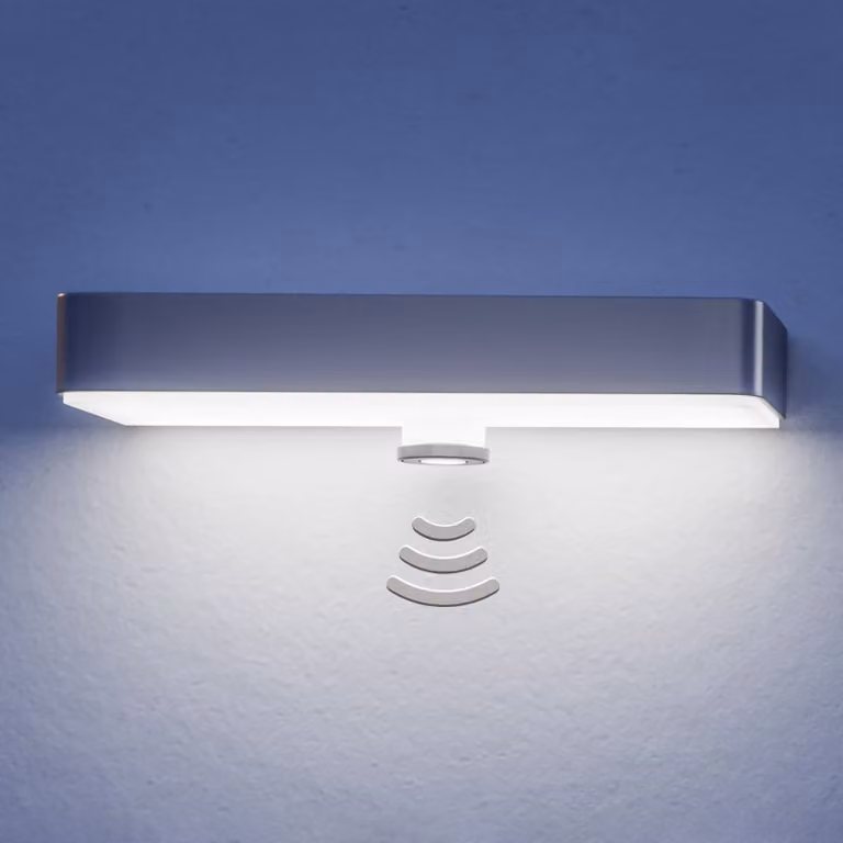 STEINEL Applique da esterni LED XSolar SOL-O S con sensore, antracite, Alluminio / Grigio / Zincato, Plastica, Moderno, Lampada solare da esterni