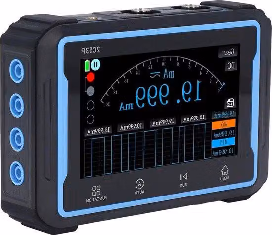 Oscilloscopio-multimetro-generatore DDS a 2 canali e 50 MHz - Design a schermo piatto - Frequenza di campionamento 250 MSa/s - 19.999 punti di conteggio