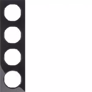 Berker 10142245 Cornice nera lucida Berker R.3