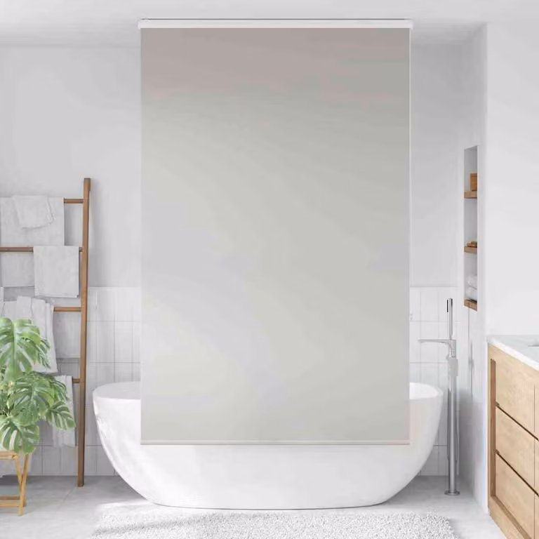 Tenda a Rullo per Doccia Cassonetto 140x240cm Larghezza Tessuto