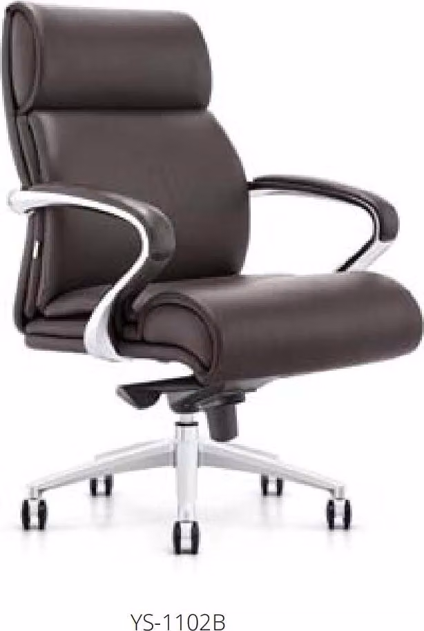 Lederstuhl in Schwarz mit Edelstahlrahmen modern und elegant