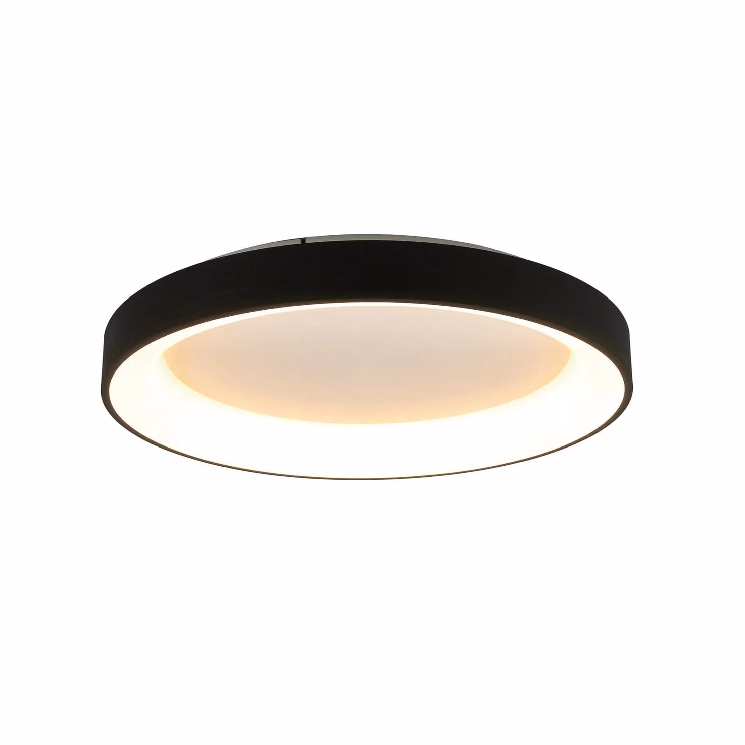 Mantra Iluminación Plafoniera a LED Niseko II, dimmerabile, Nero, Soggiorno / Sala da pranzo, Alluminio, Moderno, Plafoniera LED