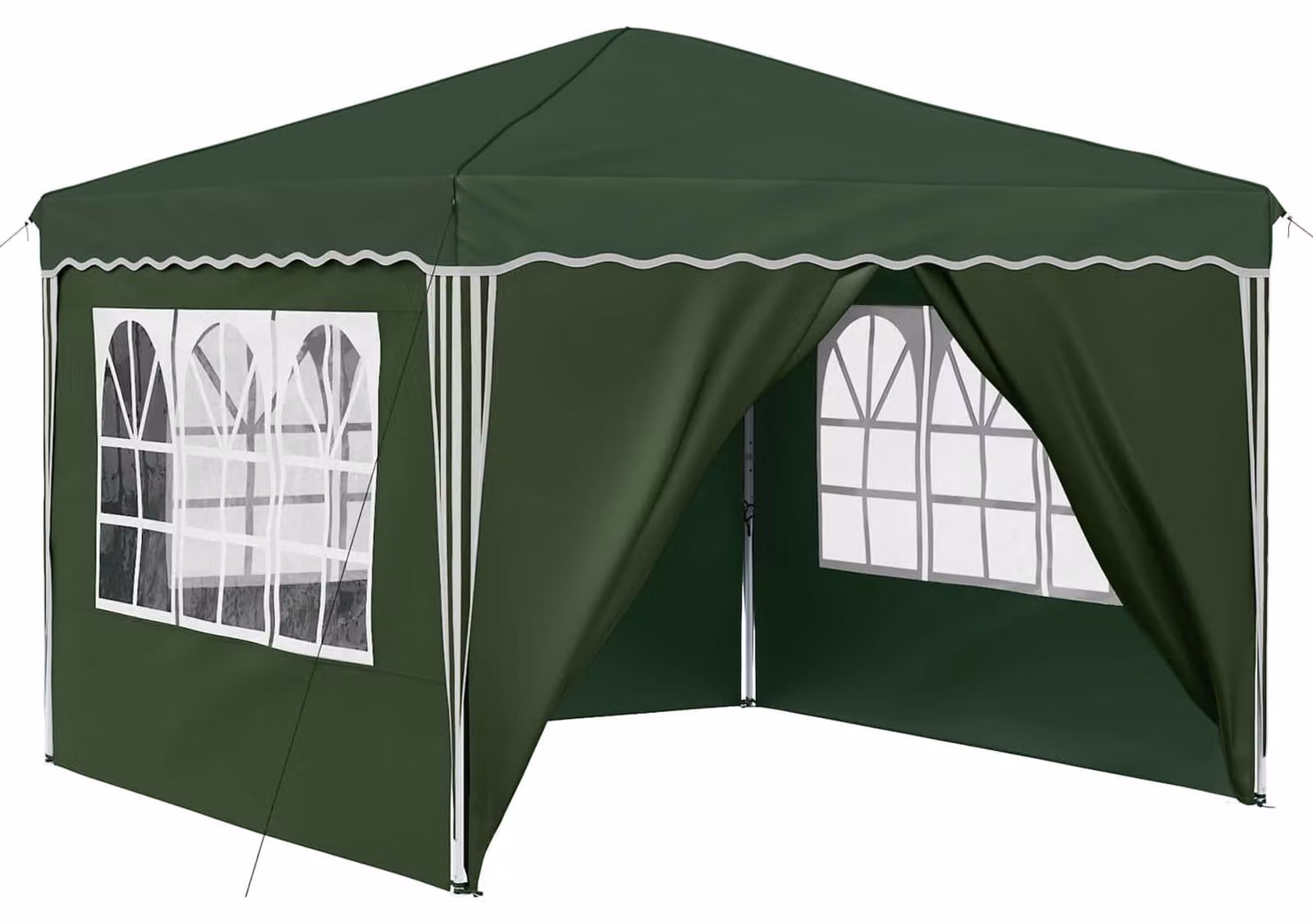 Tenda per feste a pop-up 288 x 288 x 245 cm Verde