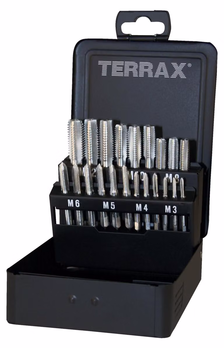 Solidchoice - Set completo da 21 pezzi per filettature metriche