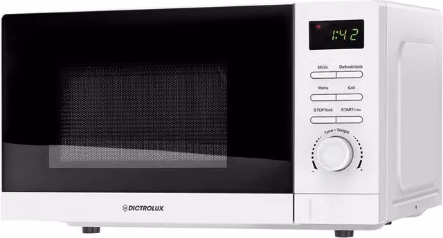 Forno a microonde digitale Trade Shop Traesio bianco con grill, capacità 20 lt, potenza 800W, 8 programmi automatici e blocco bambini – 1