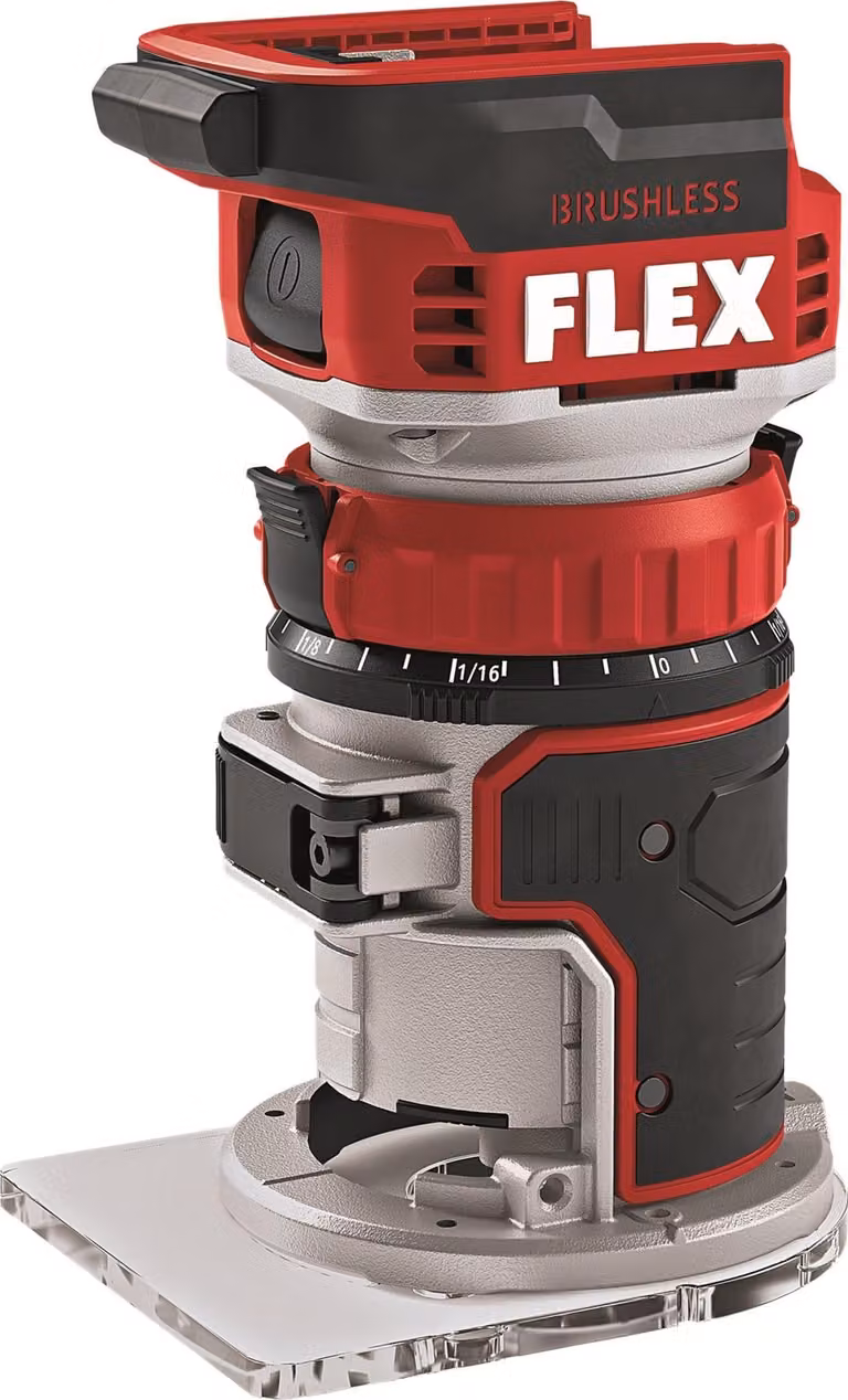 Flex Akku Kanten- und Oberfräse (ohne Akku, 18 V, mit Nullfunktion) 531634