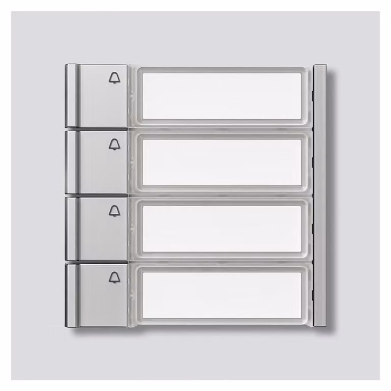 Pulsante di chiamata Siedle TM 700-4-0 SM argento metallizzato (210011975-00)