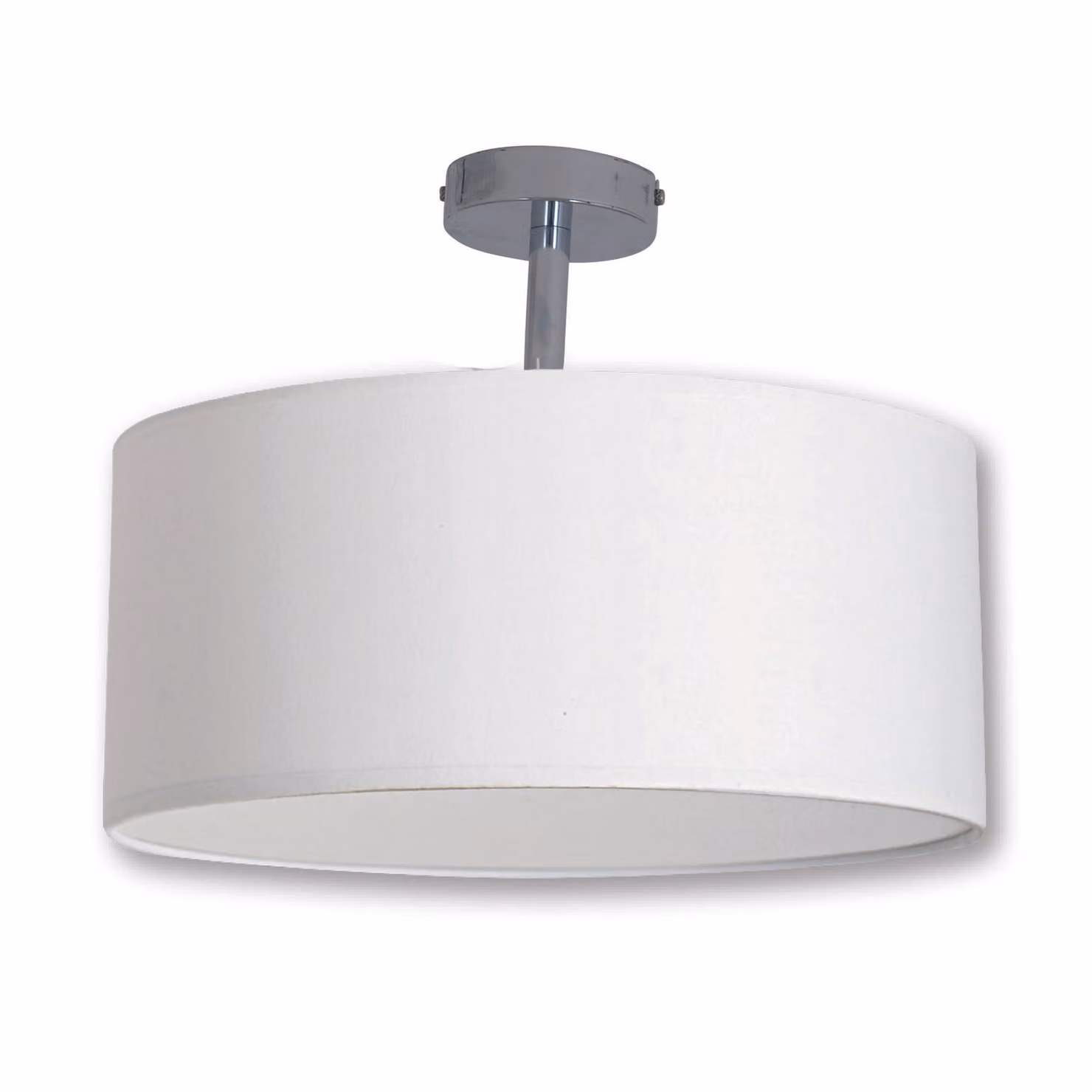 Lampada a sospensione tessile / bianco